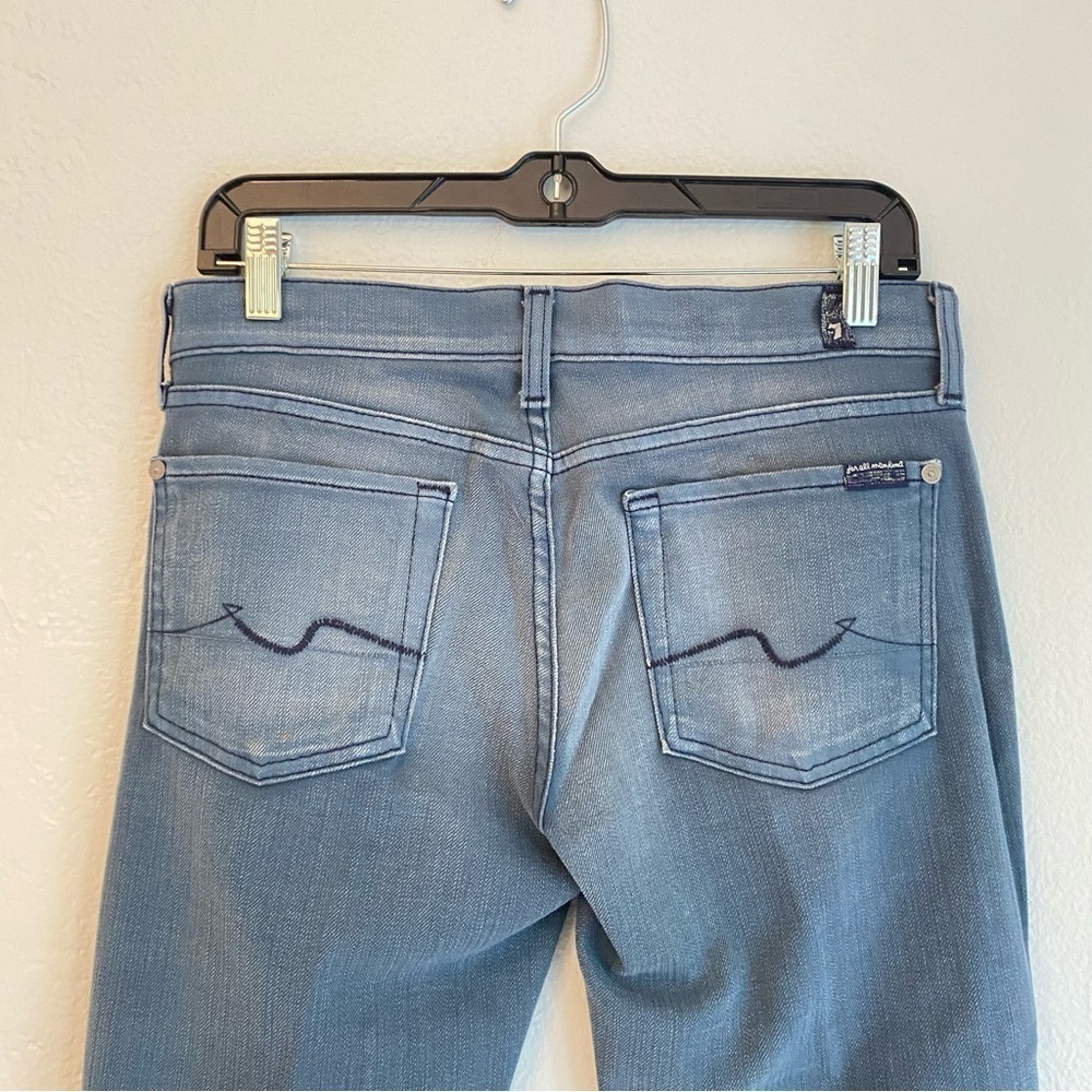 7 For All Mankind Blue‎ Boot Cut Jeans Timeless Style - Picture 7 of 8